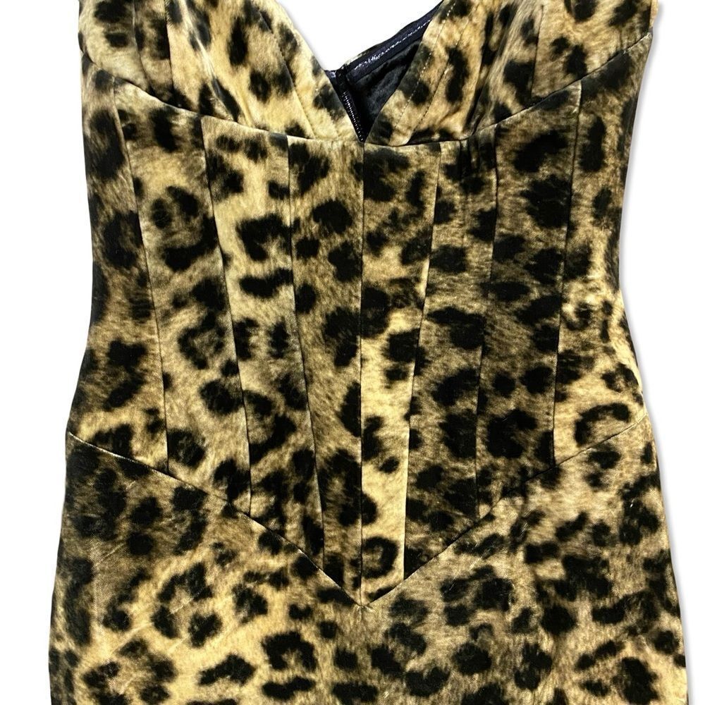 The New Arrivals by Ilkyaz Ozel Shakti Leopard gown Dress corset bustier 36 6 - Picture 4 of 12